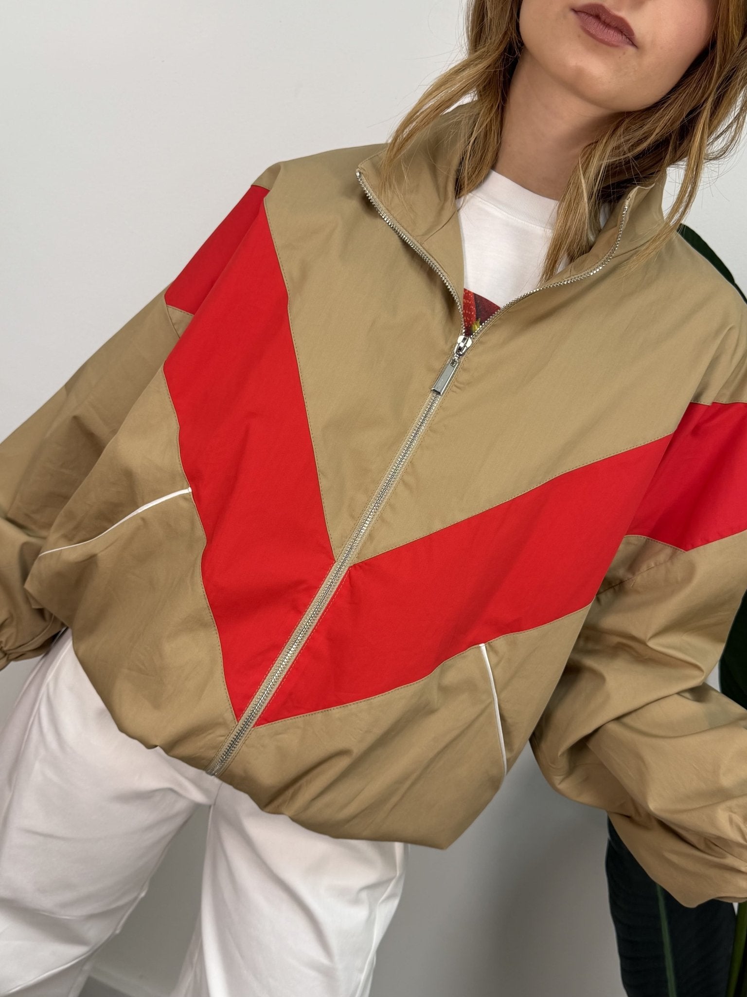 Bomber over bicolore con zip HaveOne - GiuGiò | Shop online