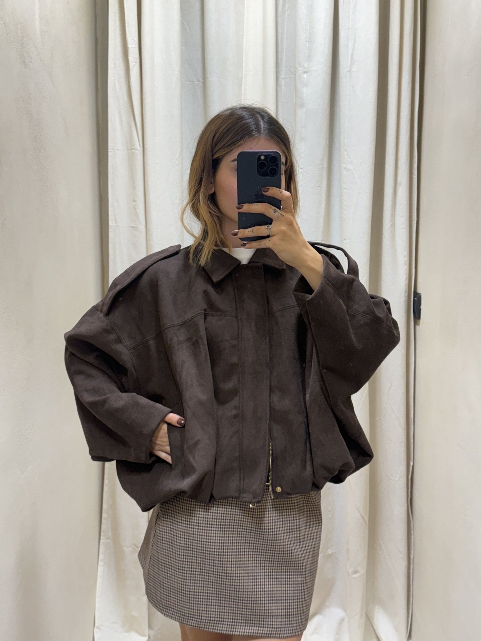 Bomber over in eco dainetto Susy Mix - GiuGiò | Shop online