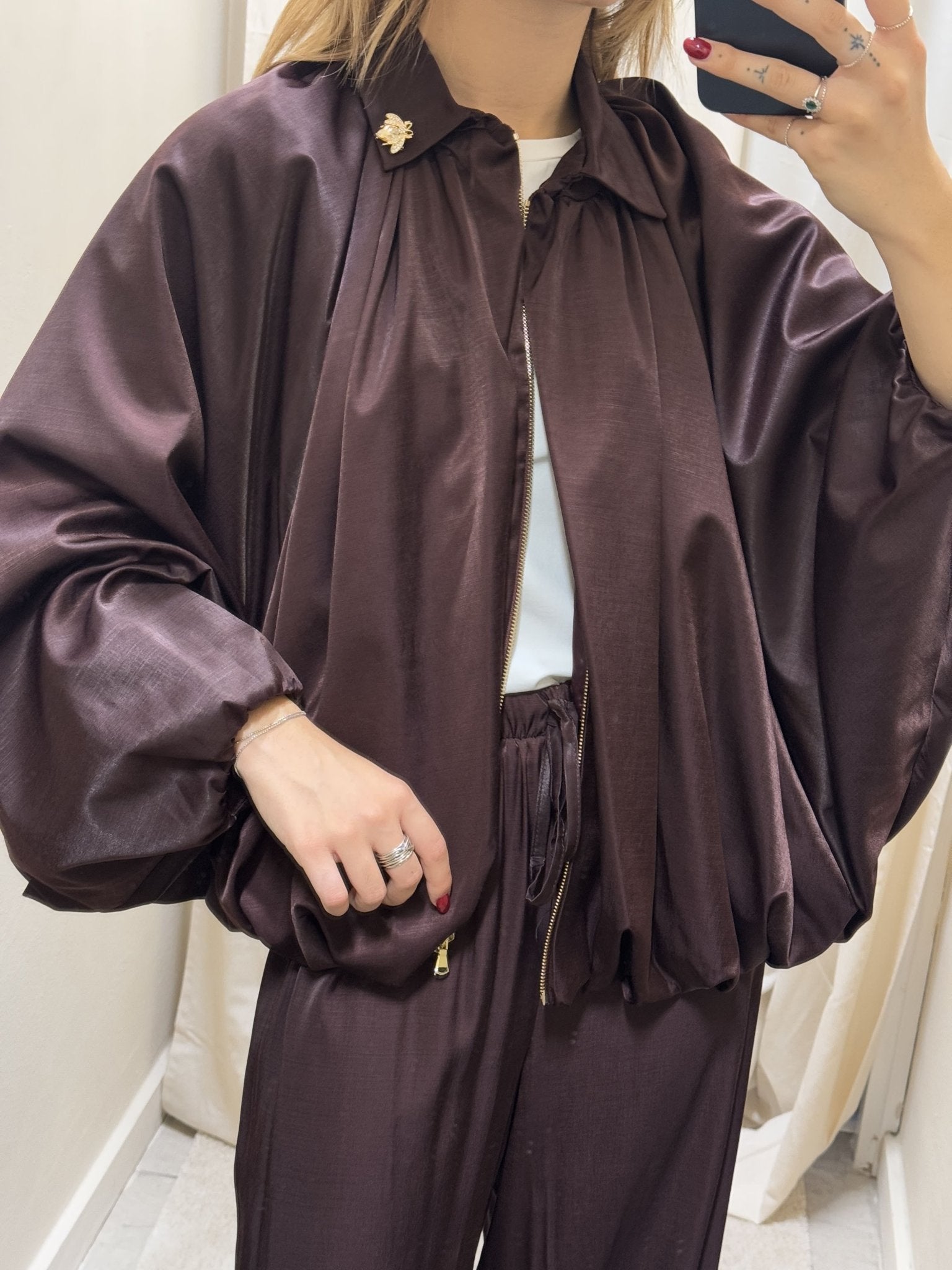 Bomber over in viscosa manica raglan Susy Mix - GiuGiò | Shop online