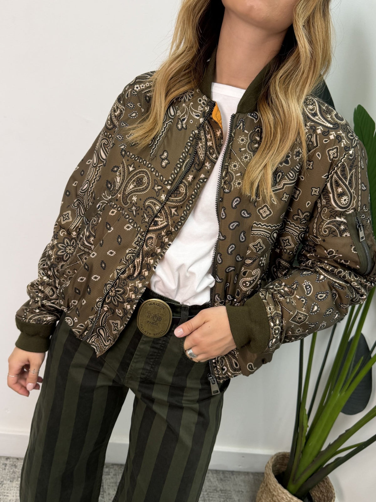 Bomber stampa bandana Tensione In - GiuGiò | Shop online