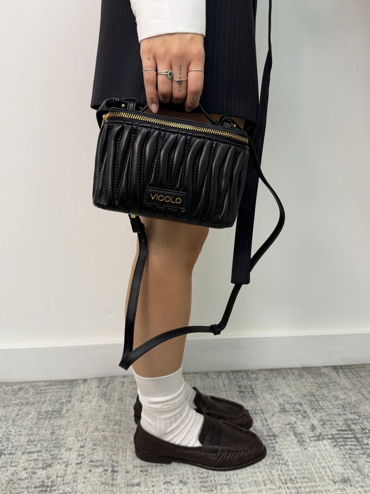 Borsa Charlotte trapuntata puffy Vicolo - GiuGiò | Shop online