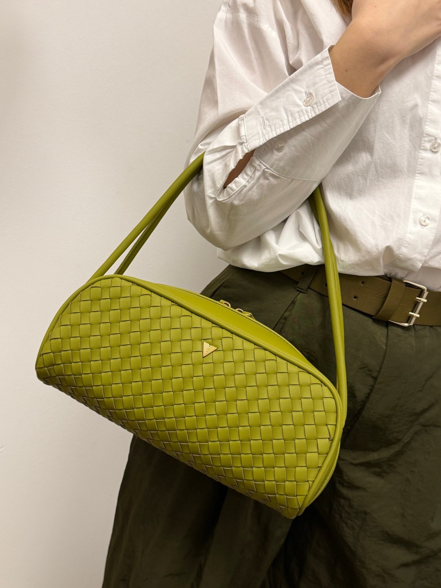 Borsa Hicari intrecciata in ecopelle VICOLO - GiuGiò | Shop online