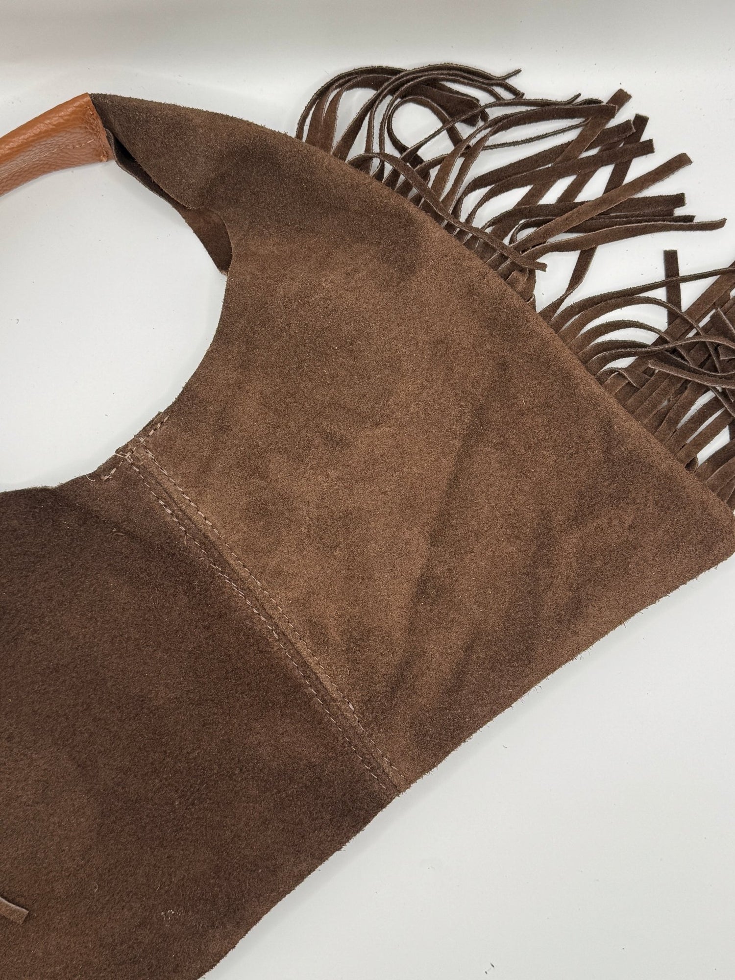Borsa sacchetto con frange in crosta MyD - GiuGiò | Shop online