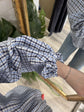Camicia a quadretti con manica ampia Tensione IN - GiuGiò | Shop online