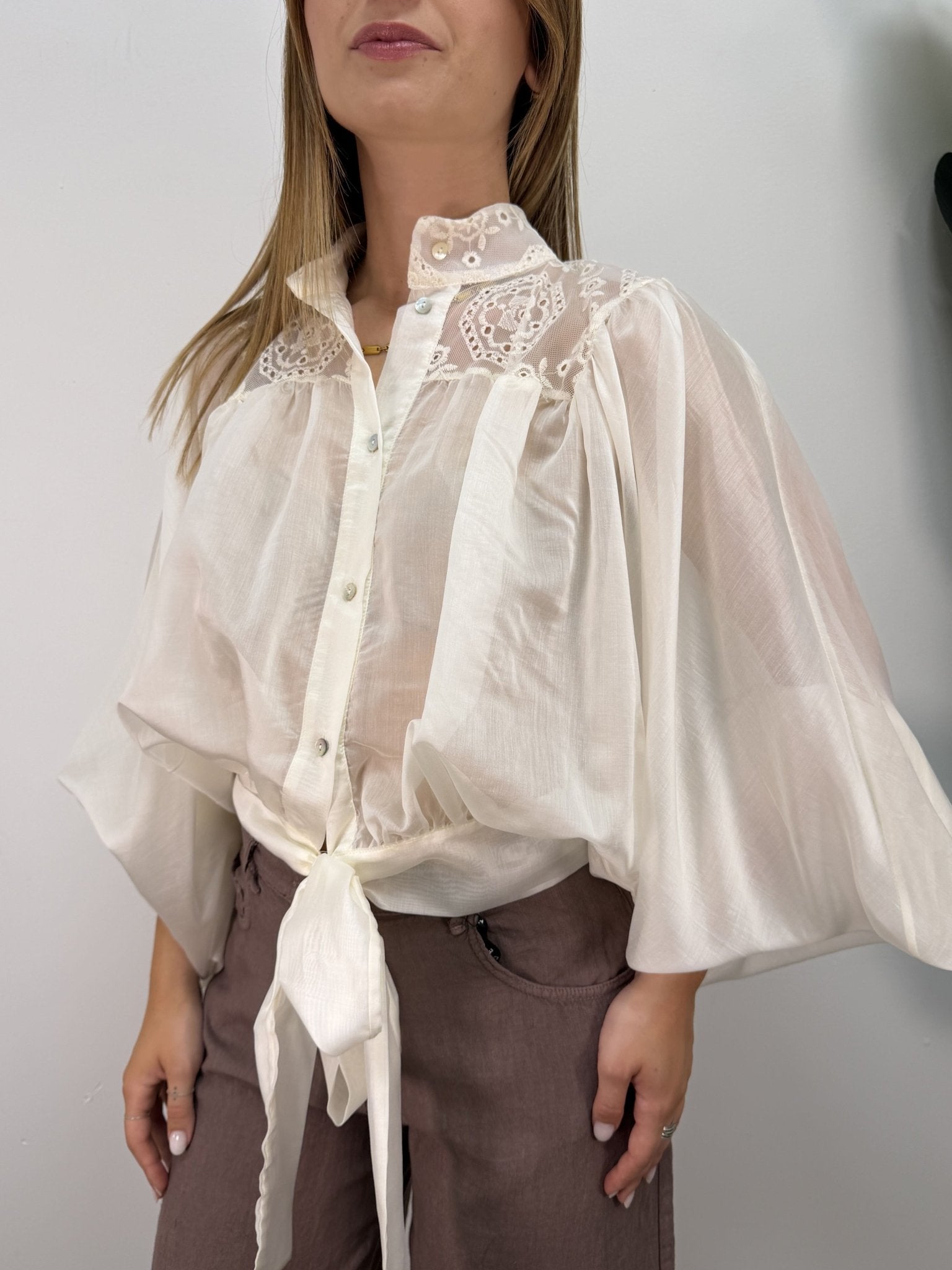 Camicia bohemien con ricami HaveOne - GiuGiò | Shop online