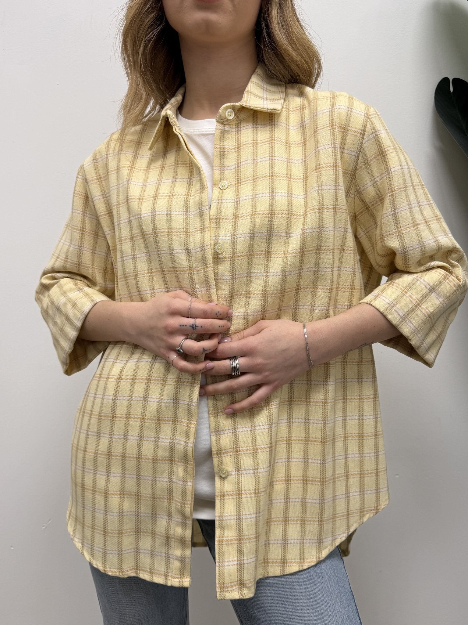 Camicia check over stampa quadro MyD - GiuGiò | Shop online