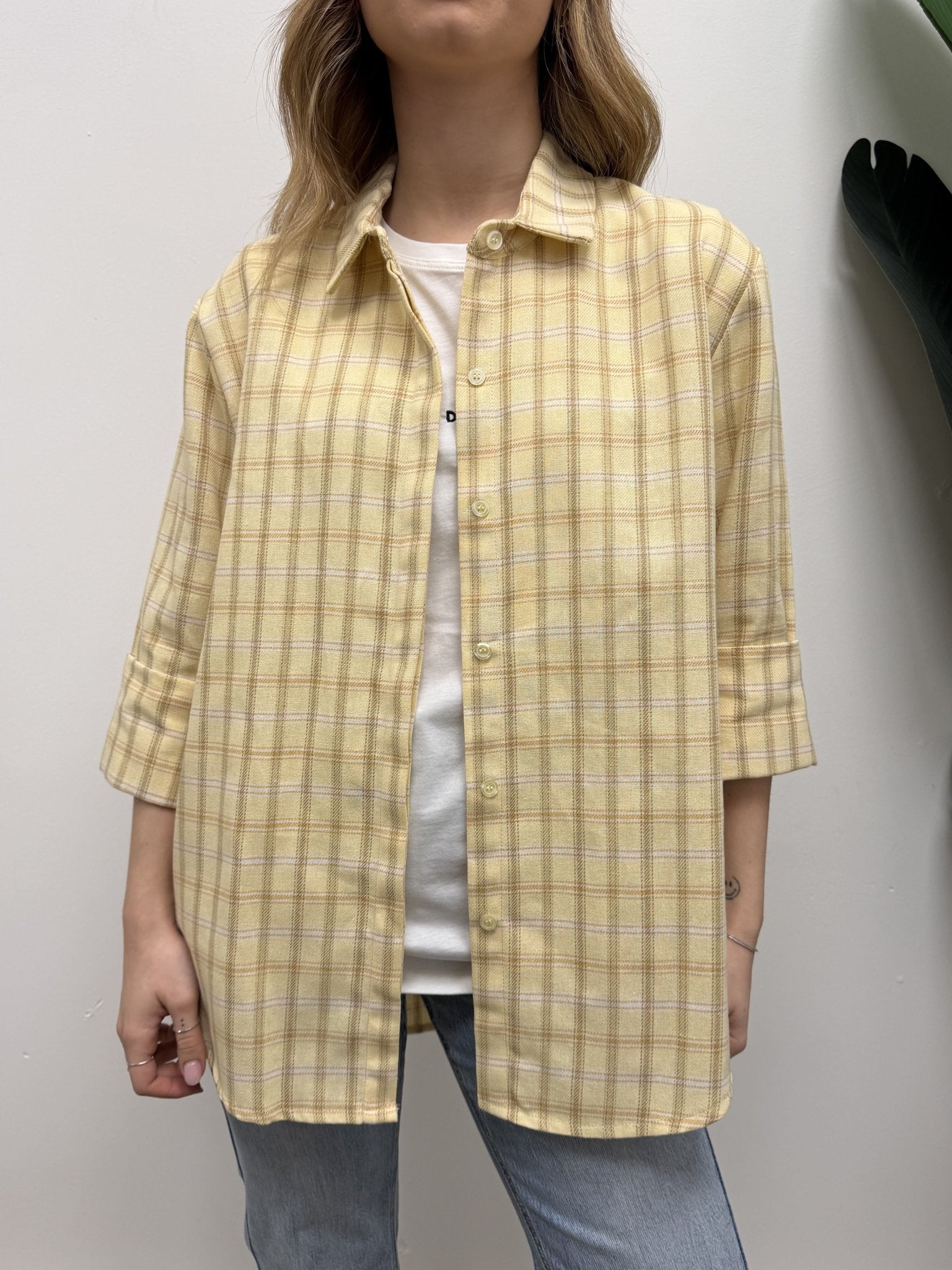 Camicia check over stampa quadro MyD - GiuGiò | Shop online