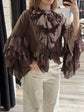 Camicia con maxi rouches Susy Mix - GiuGiò | Shop online