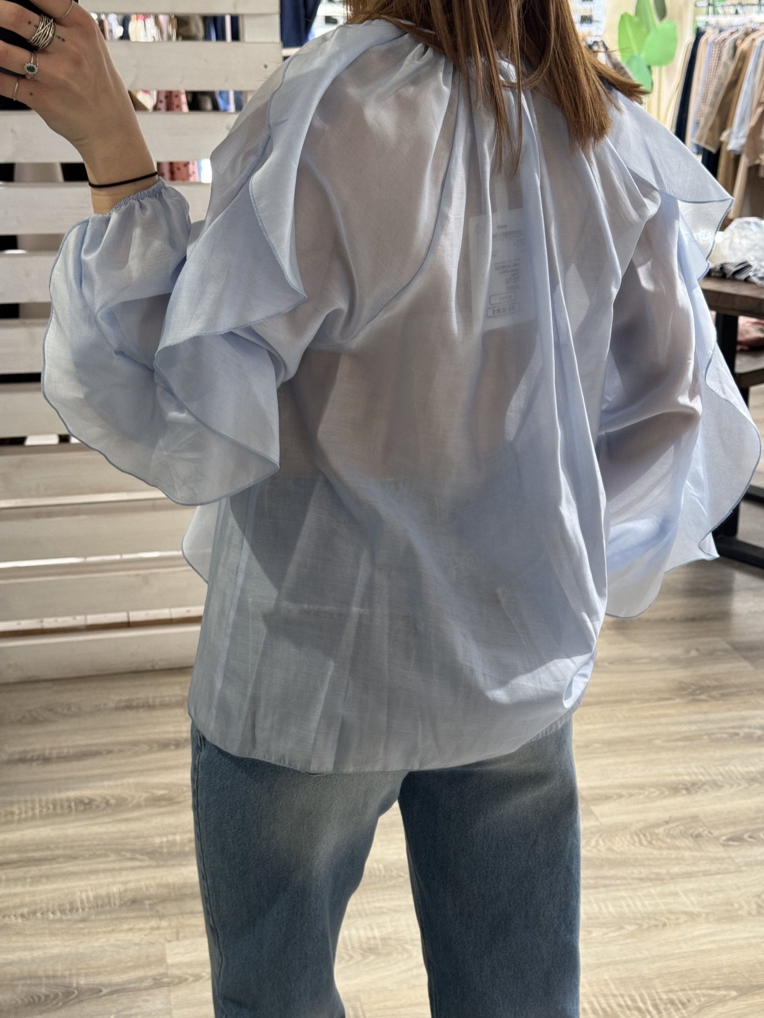 Camicia con rouches frontali Susy Mix - GiuGiò | Shop online