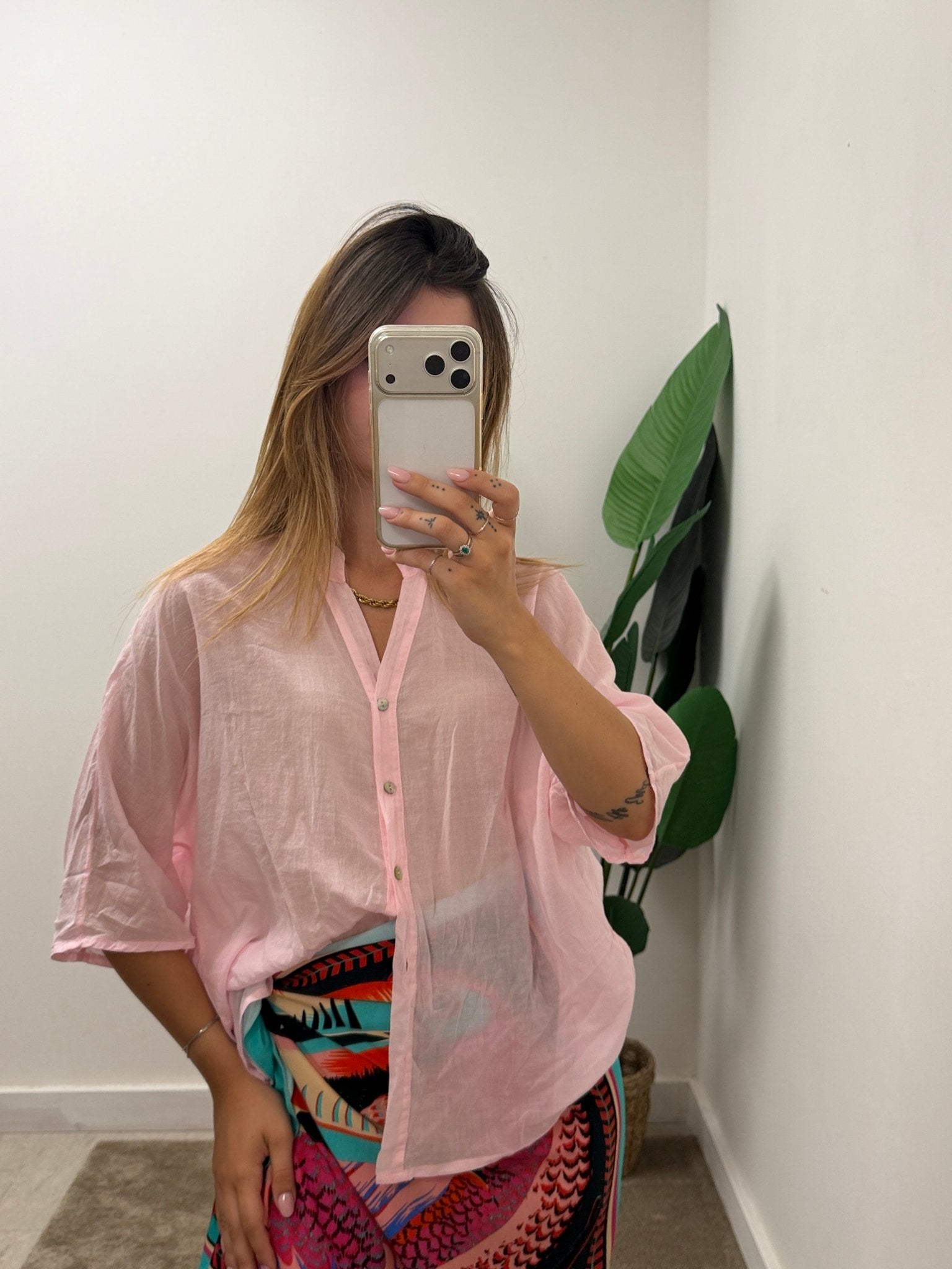 Camicia coreana in mussola di cotone Tensione In - GiuGiò | Shop online