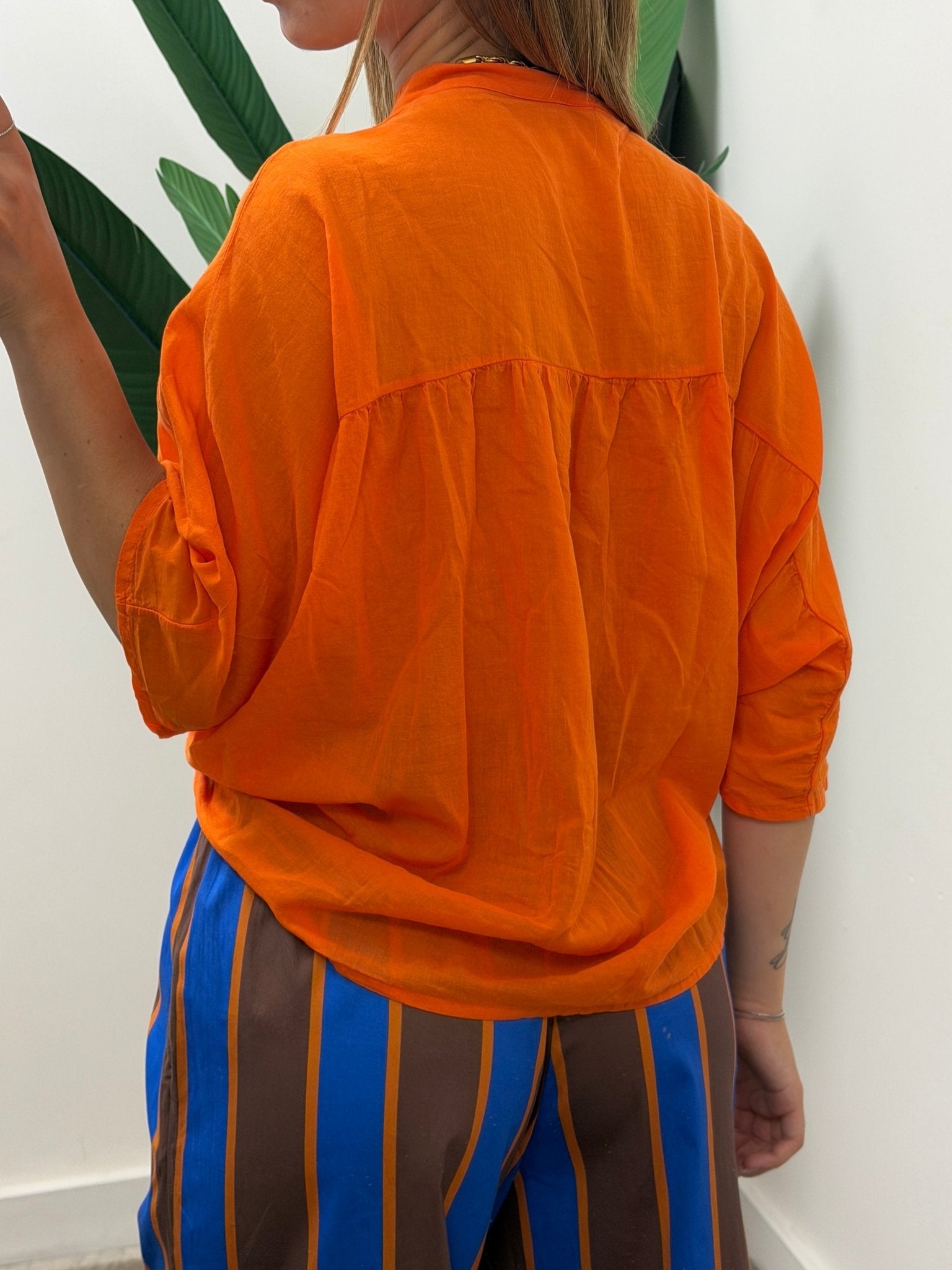 Camicia coreana in mussola di cotone Tensione In - GiuGiò | Shop online