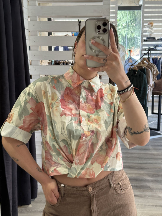 Camicia fantasia con nodo MyD - GiuGiò | Shop online