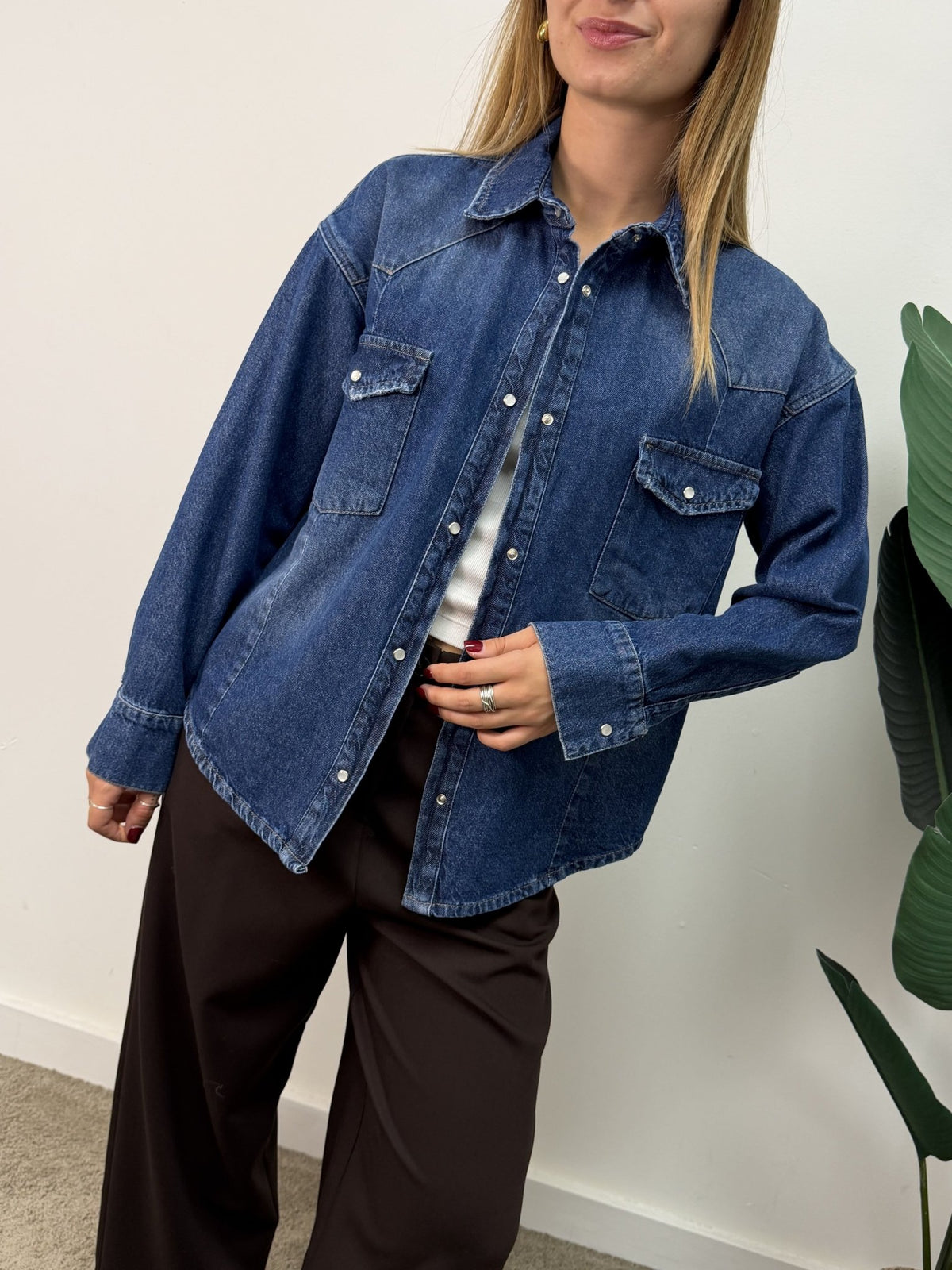 Camicia in denim taglio dritto Tensione In - GiuGiò | Shop online