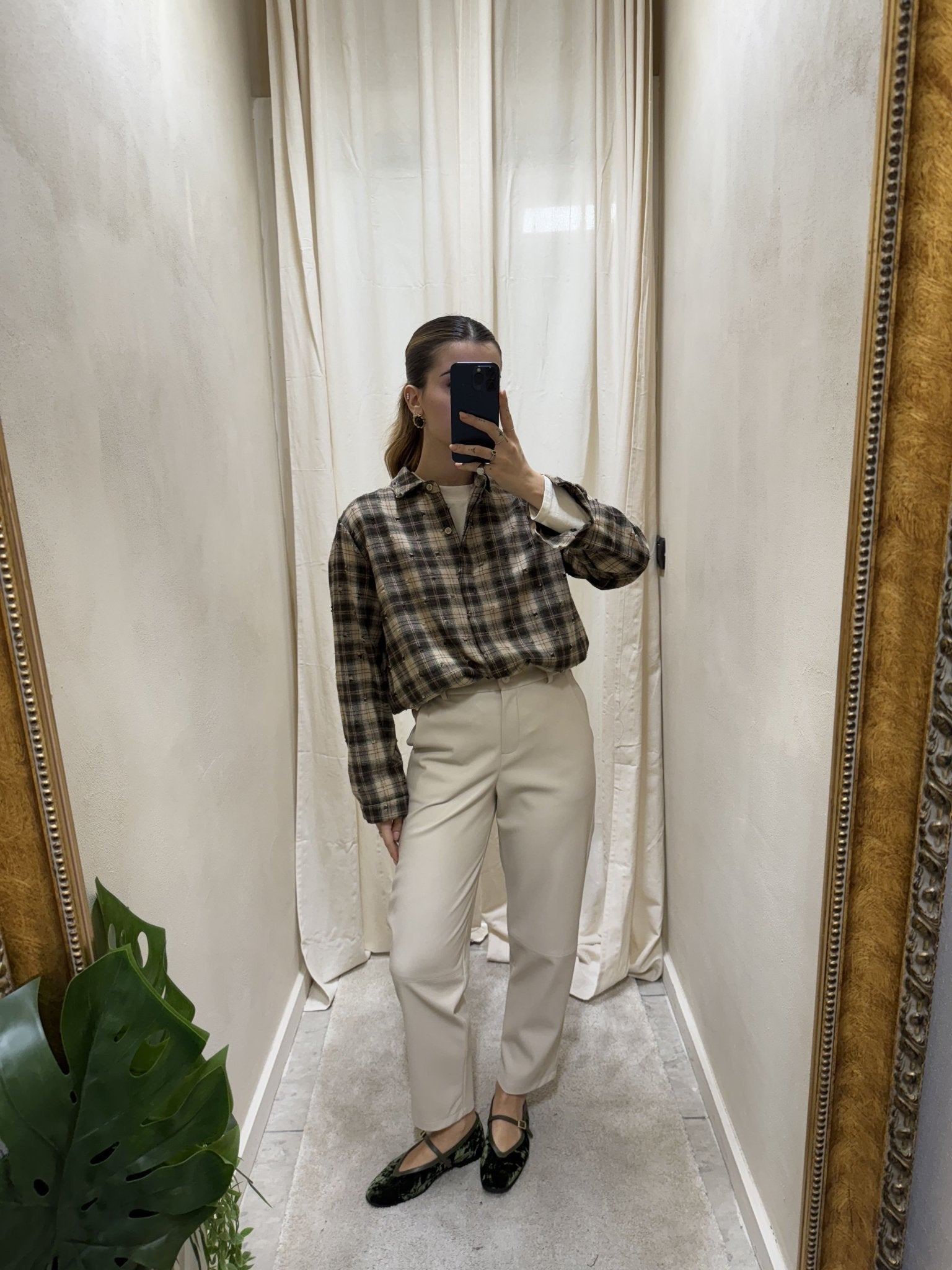 Camicia in flanella con rotture stampa check MyD - GiuGiò | Shop online