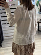 Camicia in mussola con bottoni gioiello Susy Mix - GiuGiò | Shop online