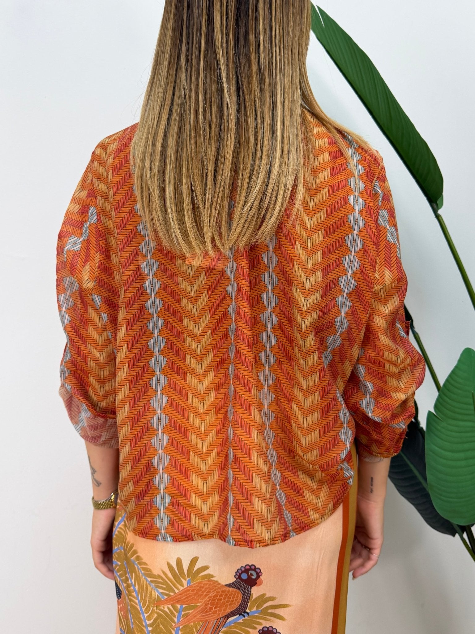 Camicia in mussola stampa astratta HaveOne - GiuGiò | Shop online