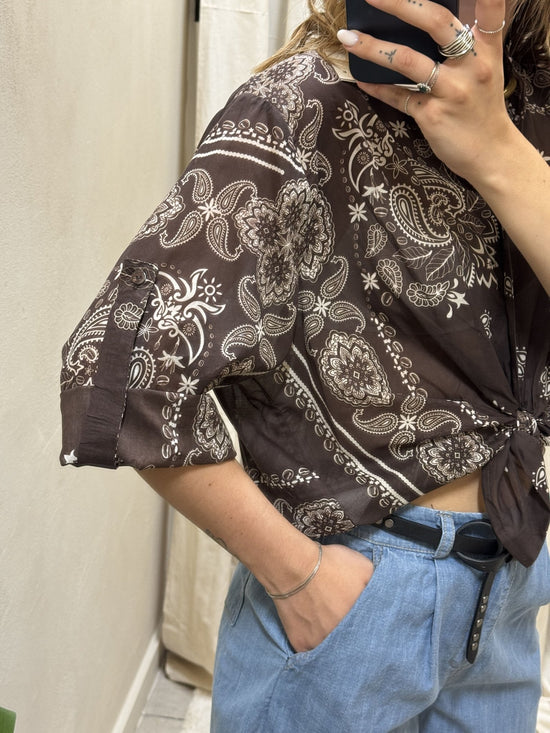 Camicia in mussola stampa bandana HaveOne - GiuGiò | Shop online