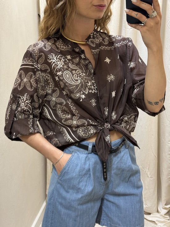 Camicia in mussola stampa bandana HaveOne - GiuGiò | Shop online