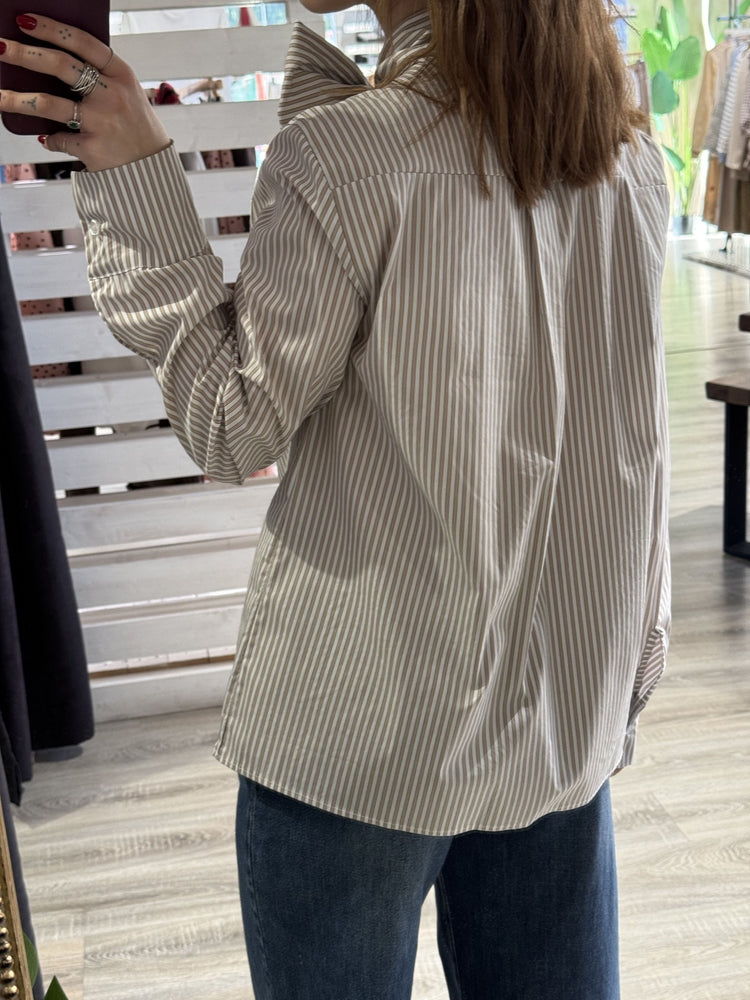 Camicia in popeline con fiocco MyD - GiuGiò | Shop online