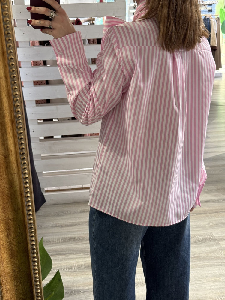 Camicia in popeline con fiocco MyD - GiuGiò | Shop online