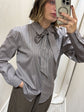 Camicia in popeline micro quadretti Tensione In - GiuGiò | Shop online