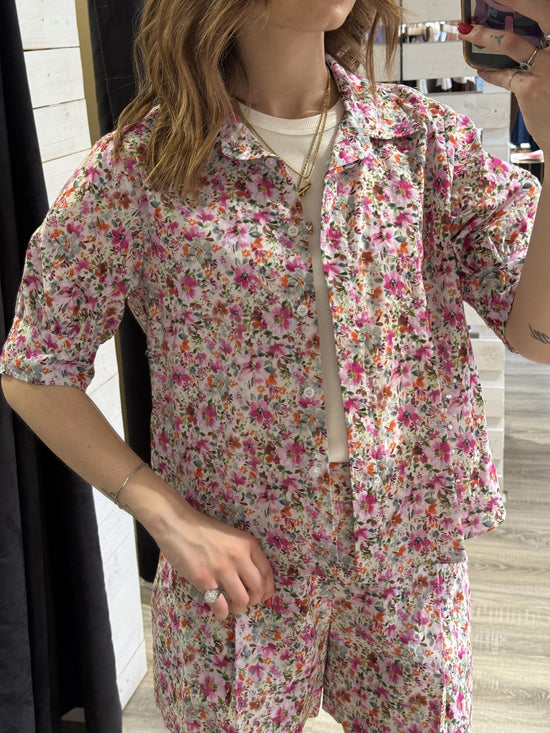 Camicia in sangallo fiorato Susy Mix - GiuGiò | Shop online