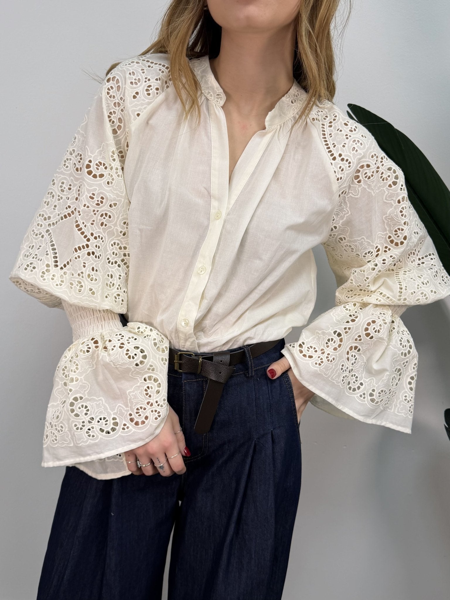 Camicia in sangallo Tensione IN - GiuGiò | Shop online