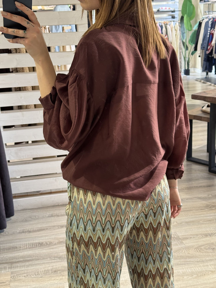 Camicia in tencel con nodo Tensione In - GiuGiò | Shop online