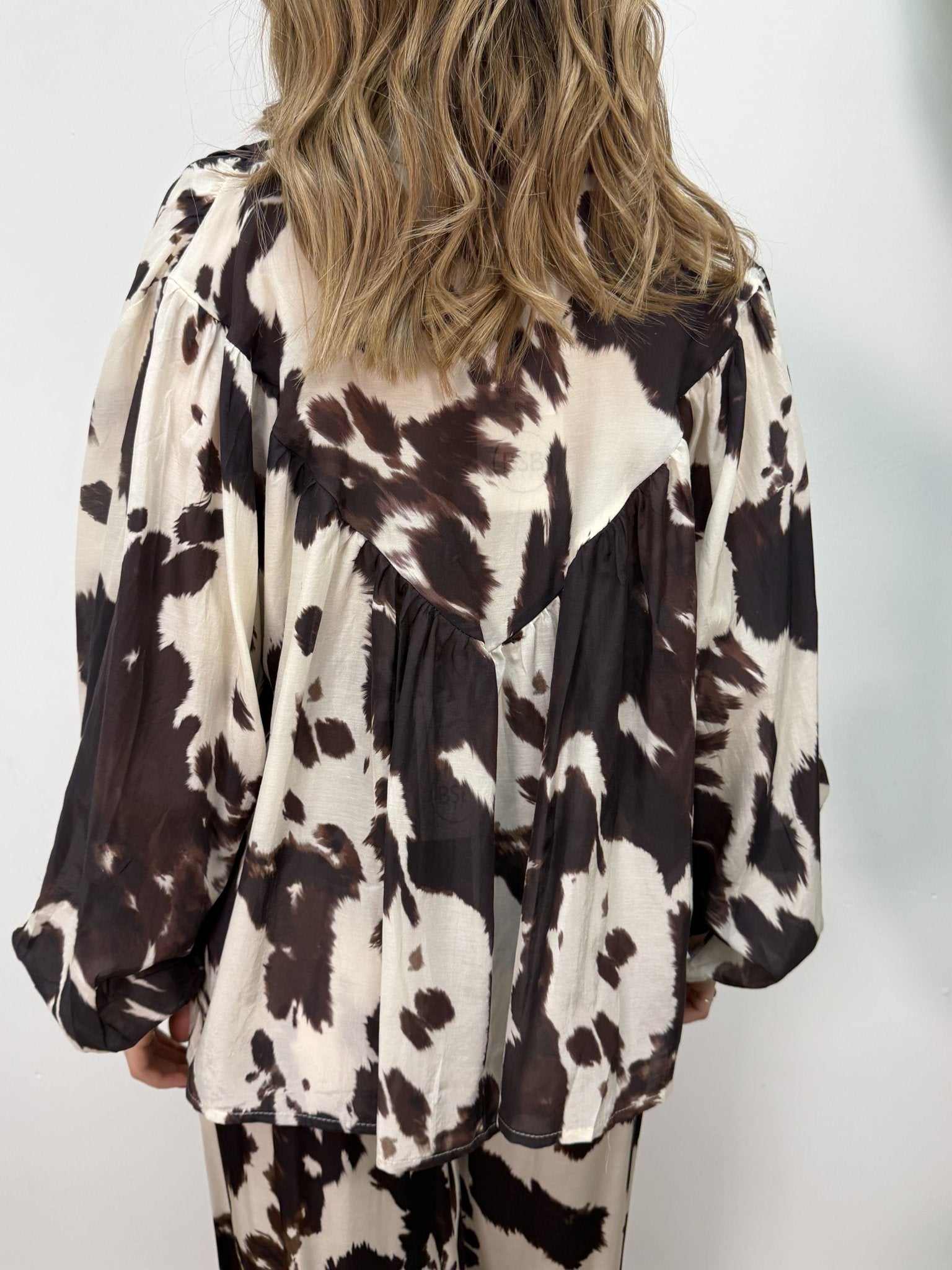 Camicia in viscosa fantasia cow BSB - GiuGiò | Shop online