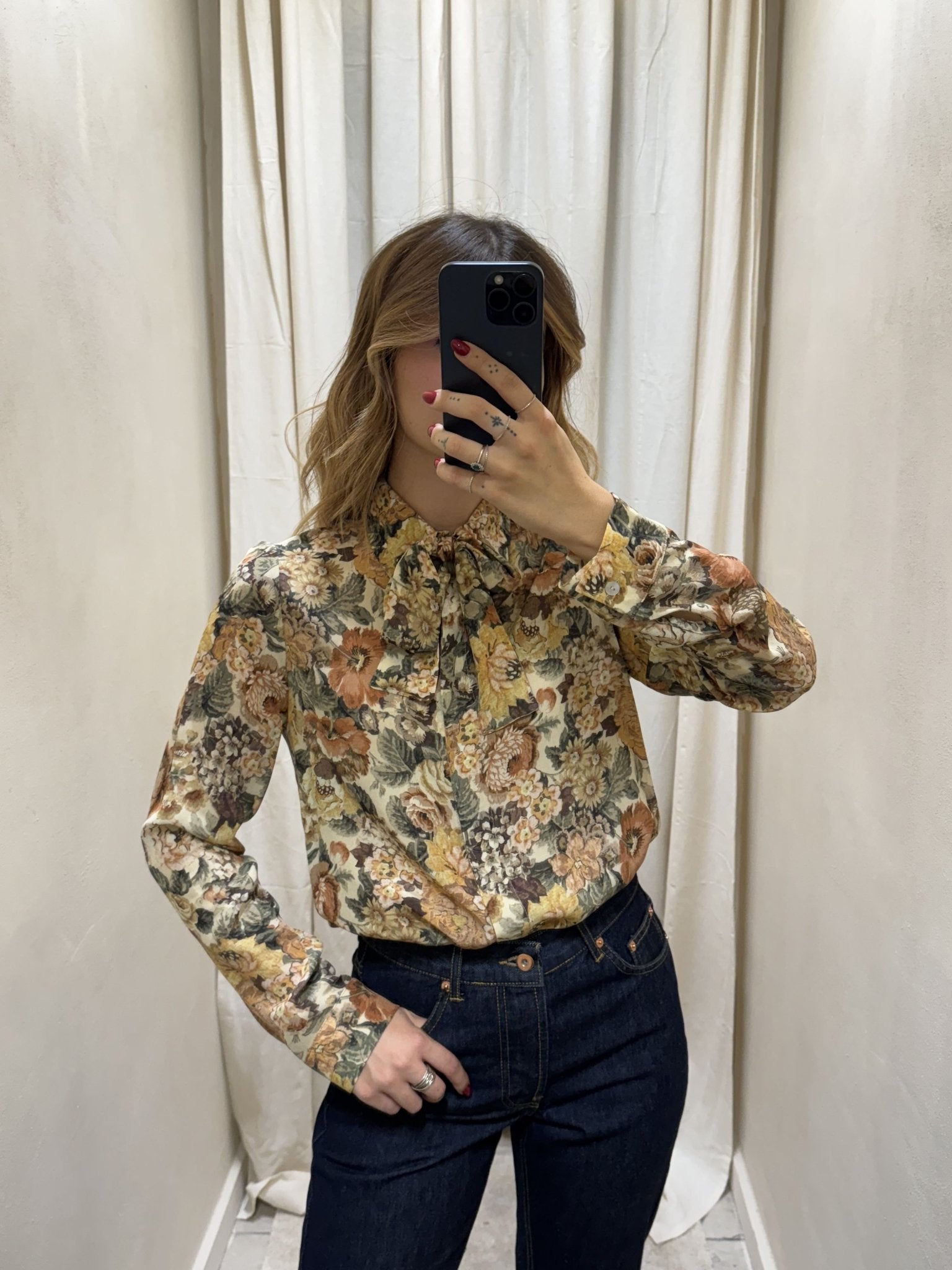 Camicia in viscosa stampa fiorata Tensione In - GiuGiò | Shop online