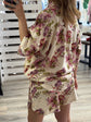 Camicia lino e viscosa stampa rose Tensione In - GiuGiò | Shop online