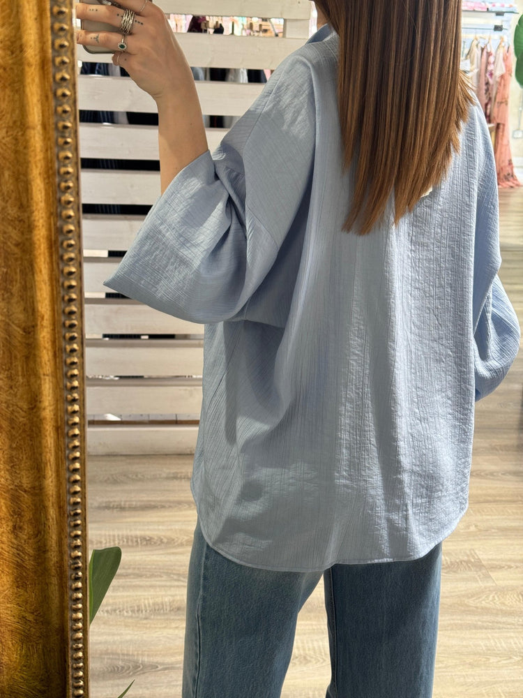 Camicia misto viscosa oversize Tensione In - GiuGiò | Shop online