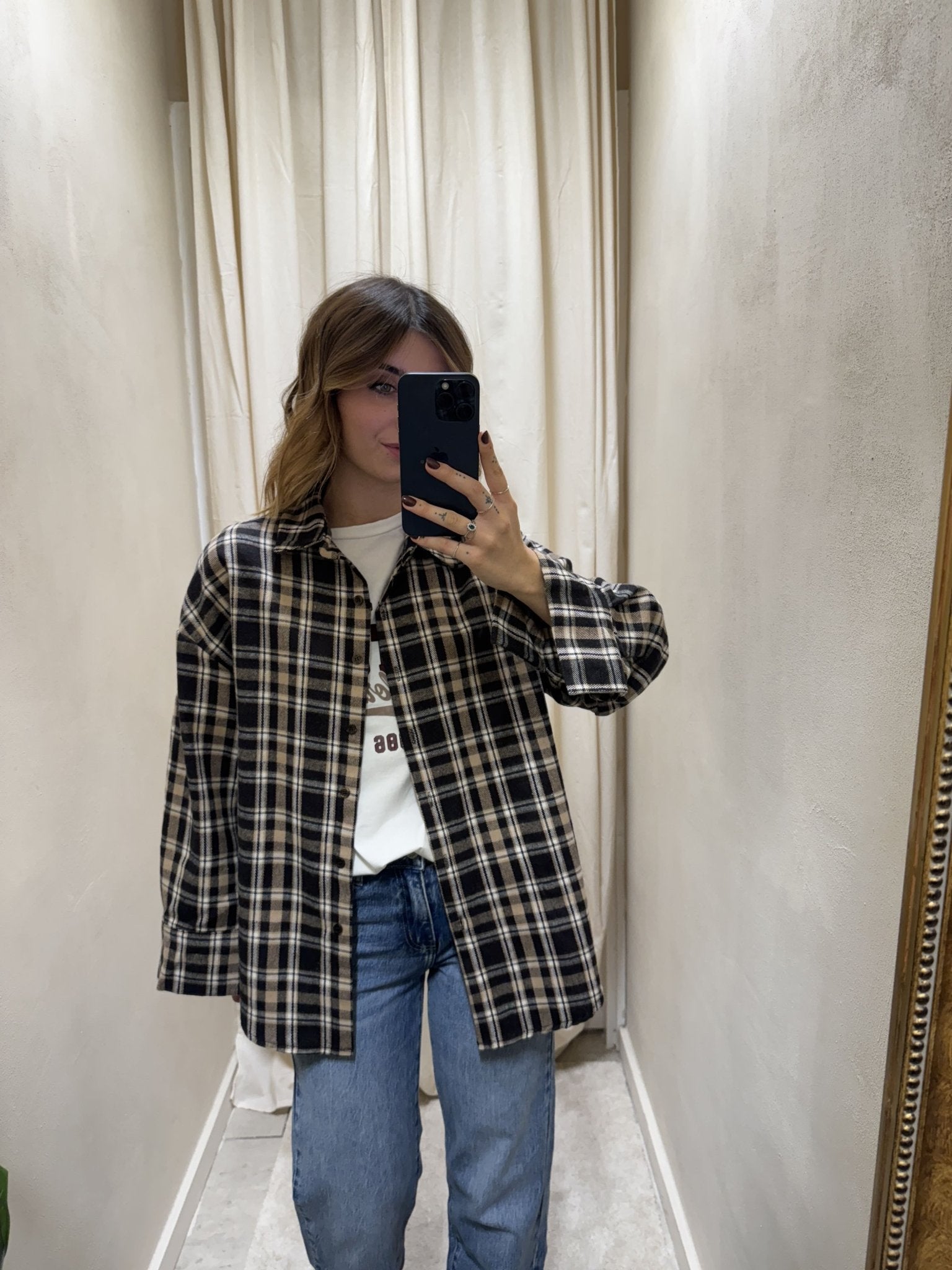 Camicia over a quadri in flanella MyD - GiuGiò | Shop online