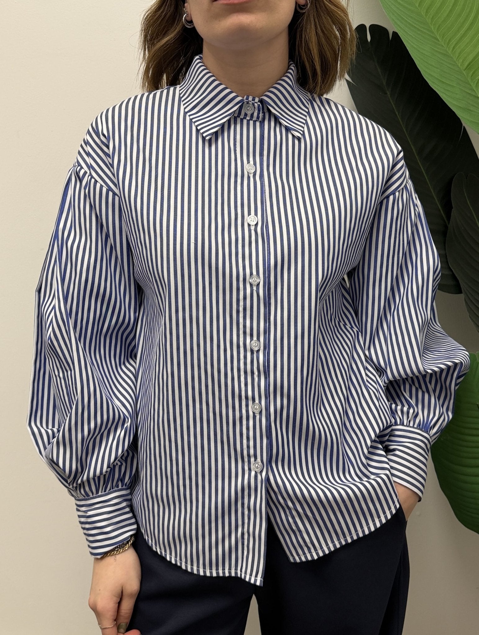 Camicia over bacchettata in popeline MyD - GiuGiò | Shop online