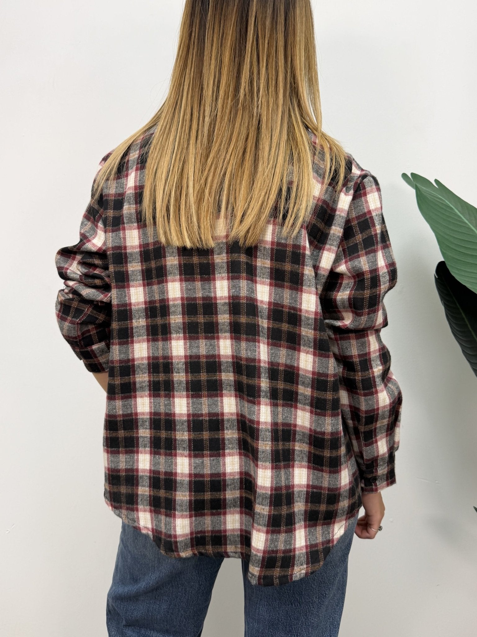 Camicia over check in flanella MyD - GiuGiò | Shop online