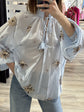 Camicia over con ricami paillettes Dixie - GiuGiò | Shop online