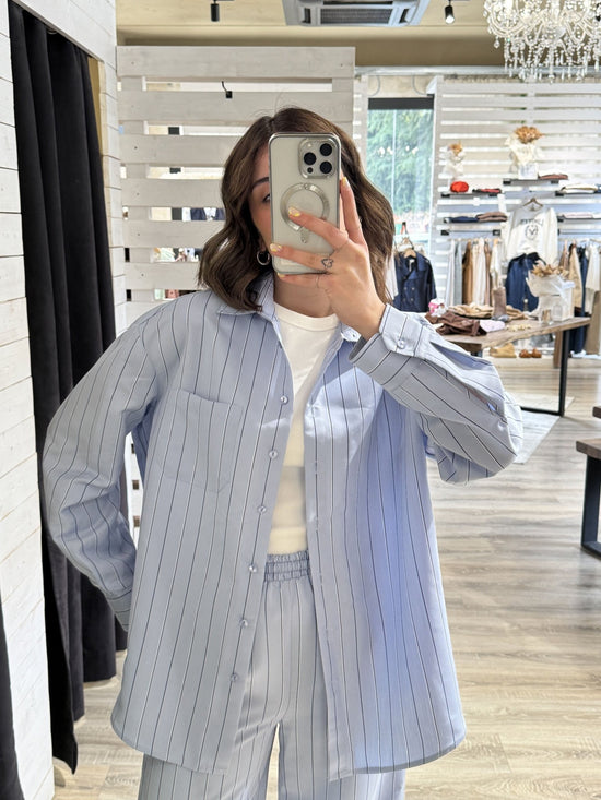Camicia over gessata Please - GiuGiò | Shop online