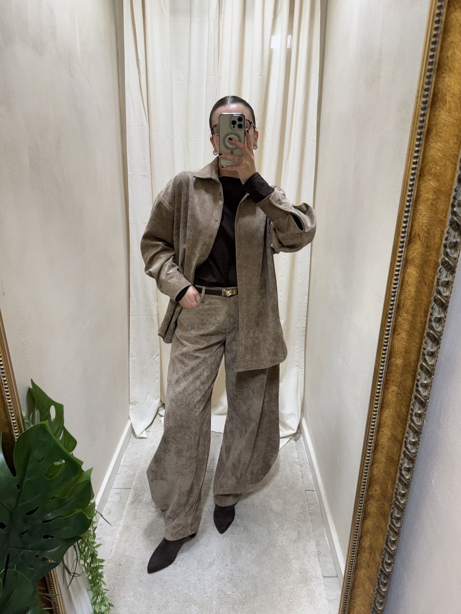 Camicia over in millerighe di velluto MyD - GiuGiò | Shop online