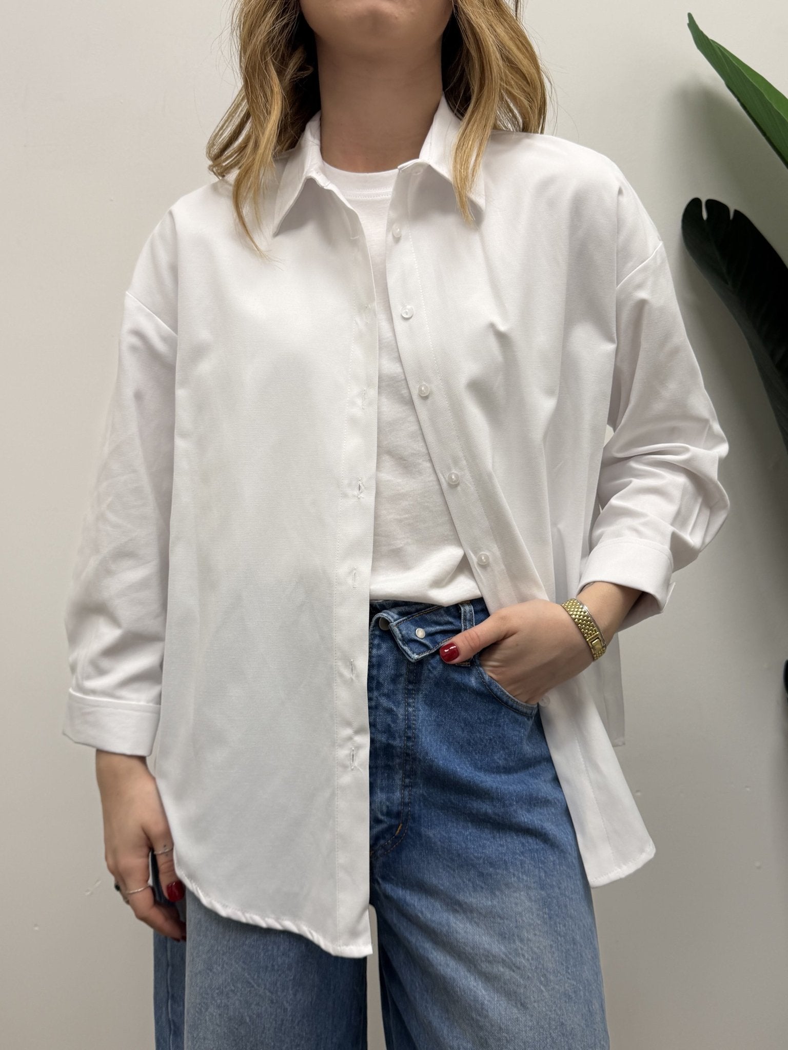 Camicia over in tessuto oxford Dixie - GiuGiò | Shop online