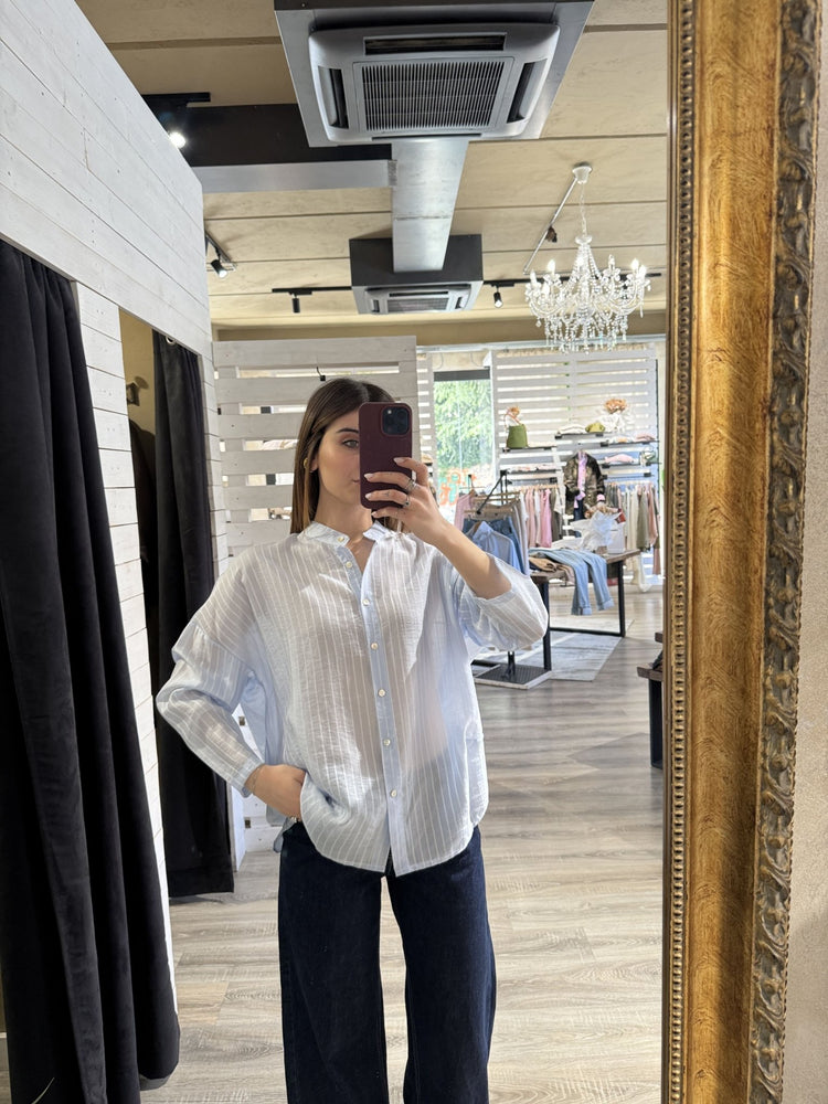 Camicia over rigata Zahjr - GiuGiò | Shop online