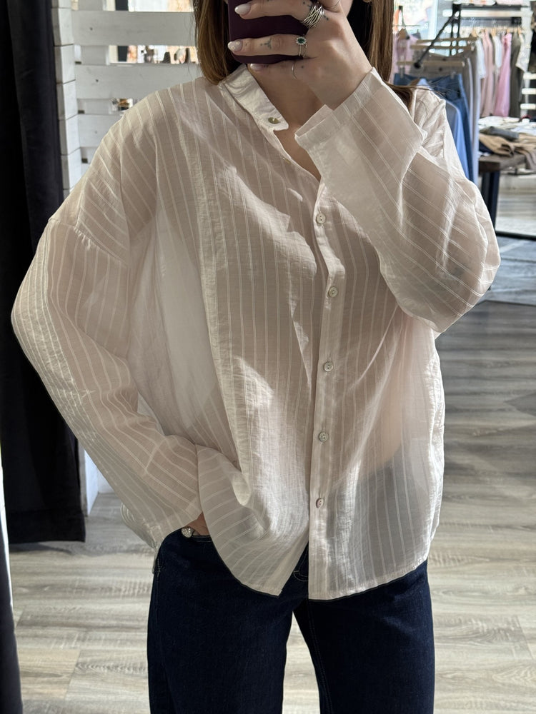 Camicia over rigata Zahjr - GiuGiò | Shop online