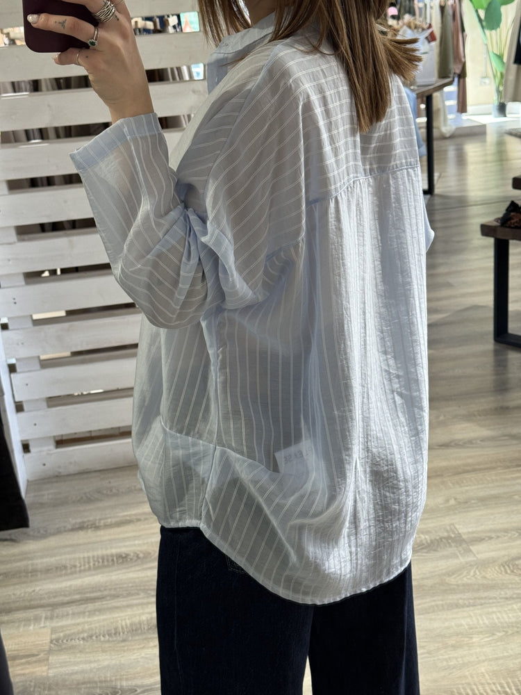 Camicia over rigata Zahjr - GiuGiò | Shop online