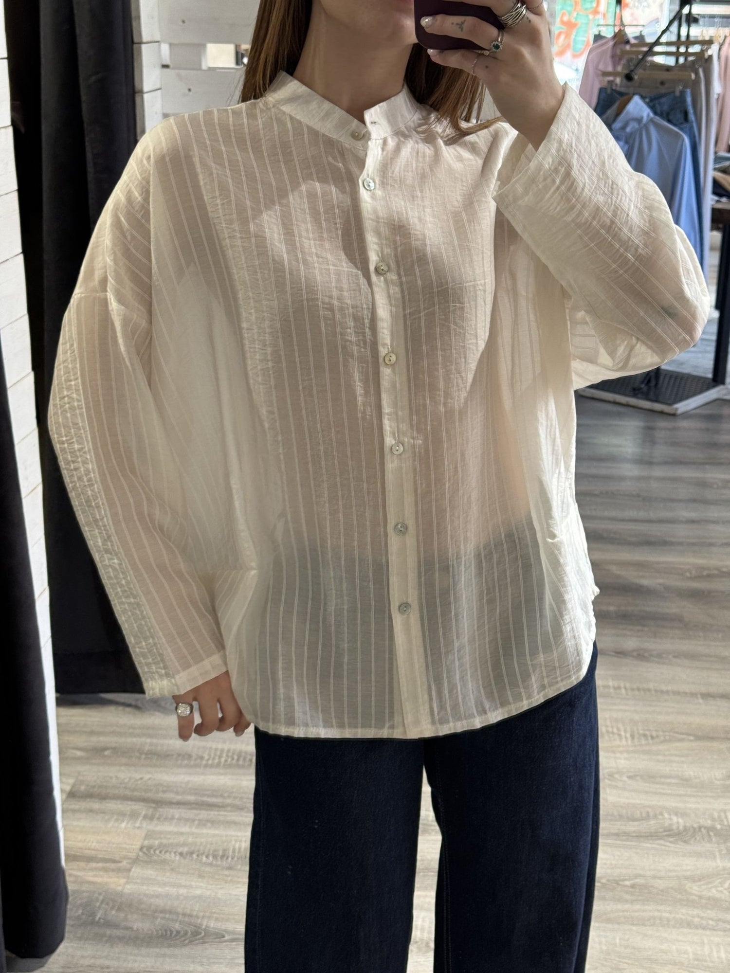 Camicia over rigata Zahjr - GiuGiò | Shop online