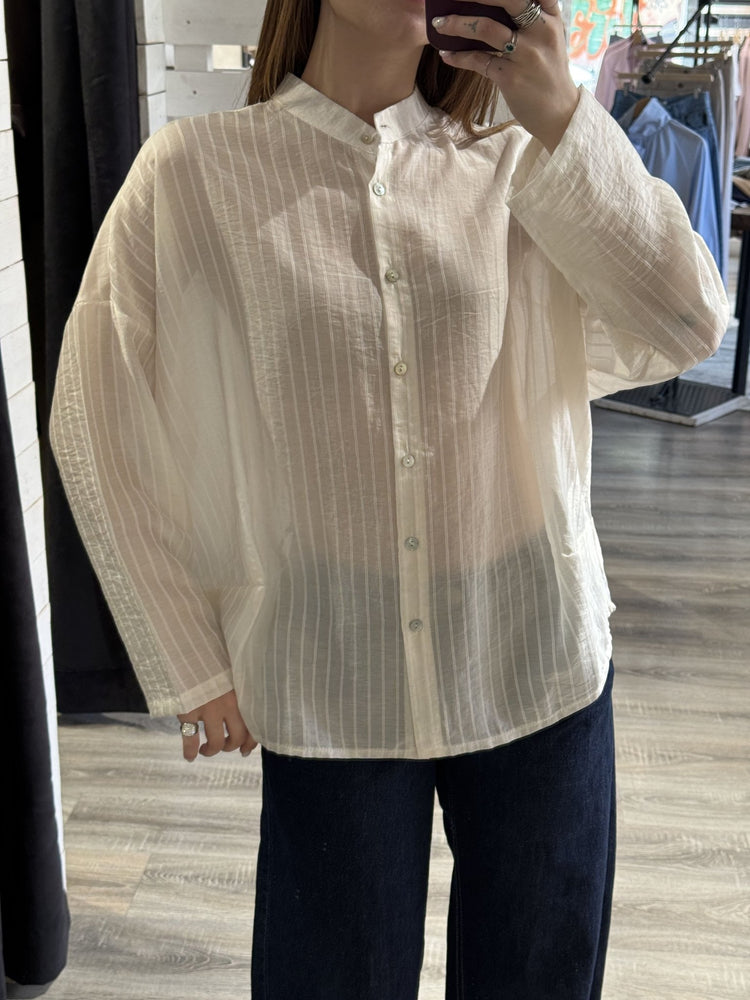 Camicia over rigata Zahjr - GiuGiò | Shop online