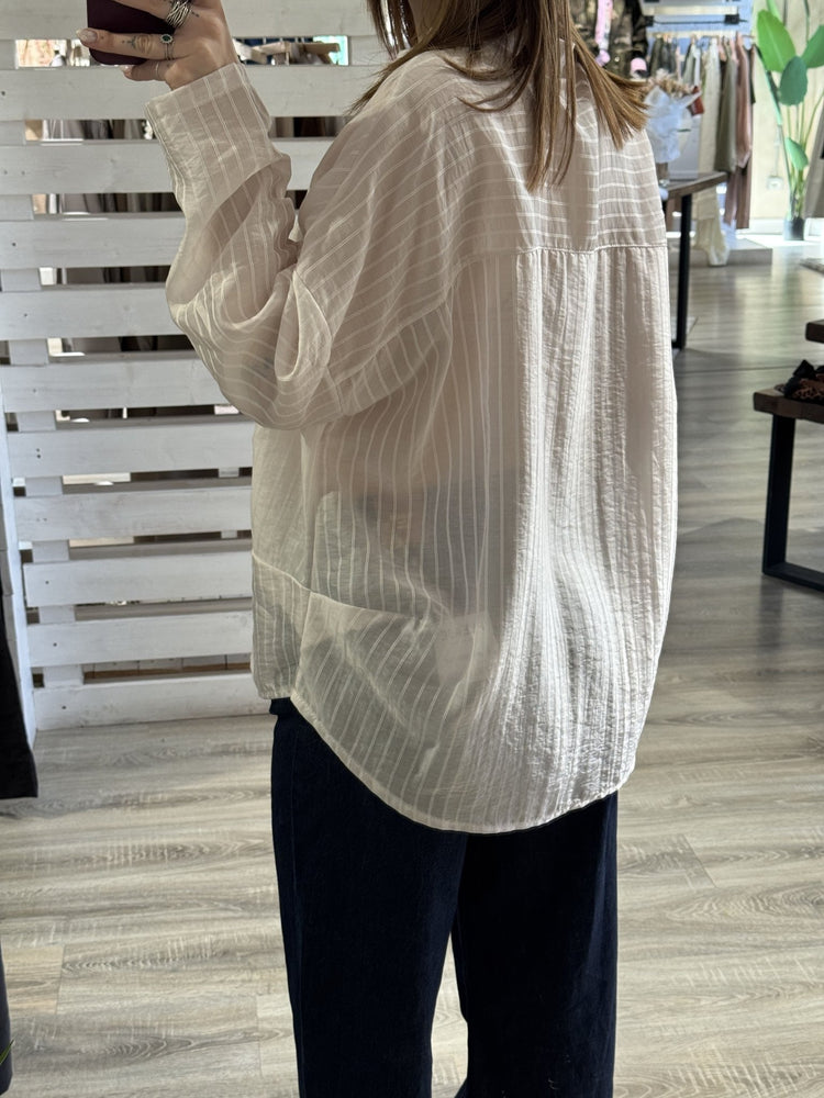 Camicia over rigata Zahjr - GiuGiò | Shop online