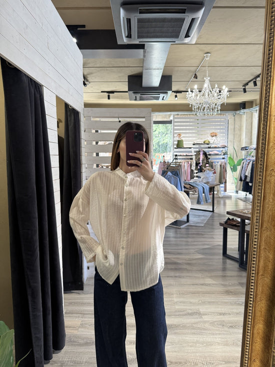 Camicia over rigata Zahjr - GiuGiò | Shop online