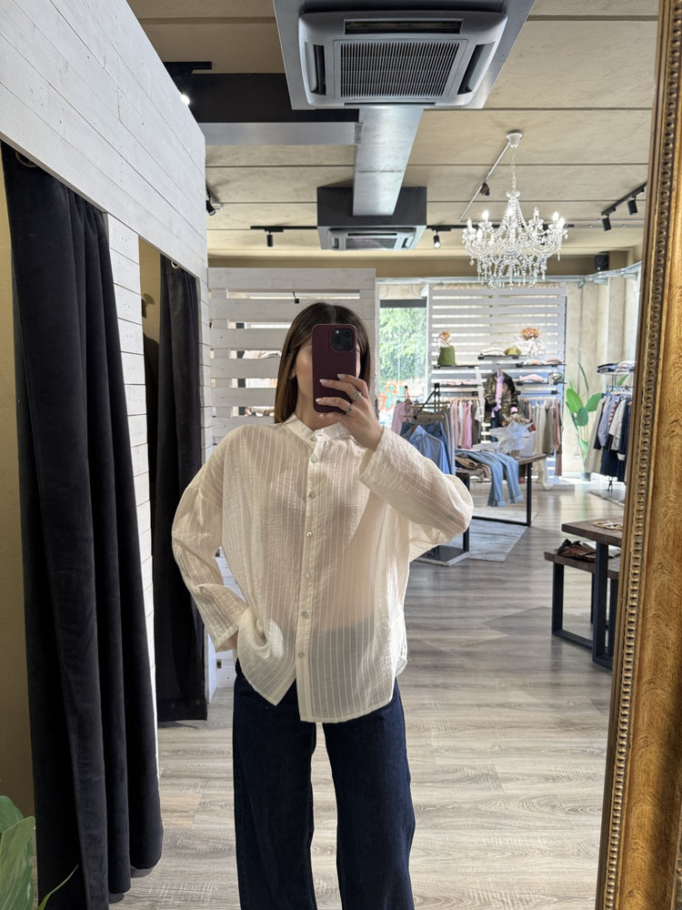 Camicia over rigata Zahjr - GiuGiò | Shop online