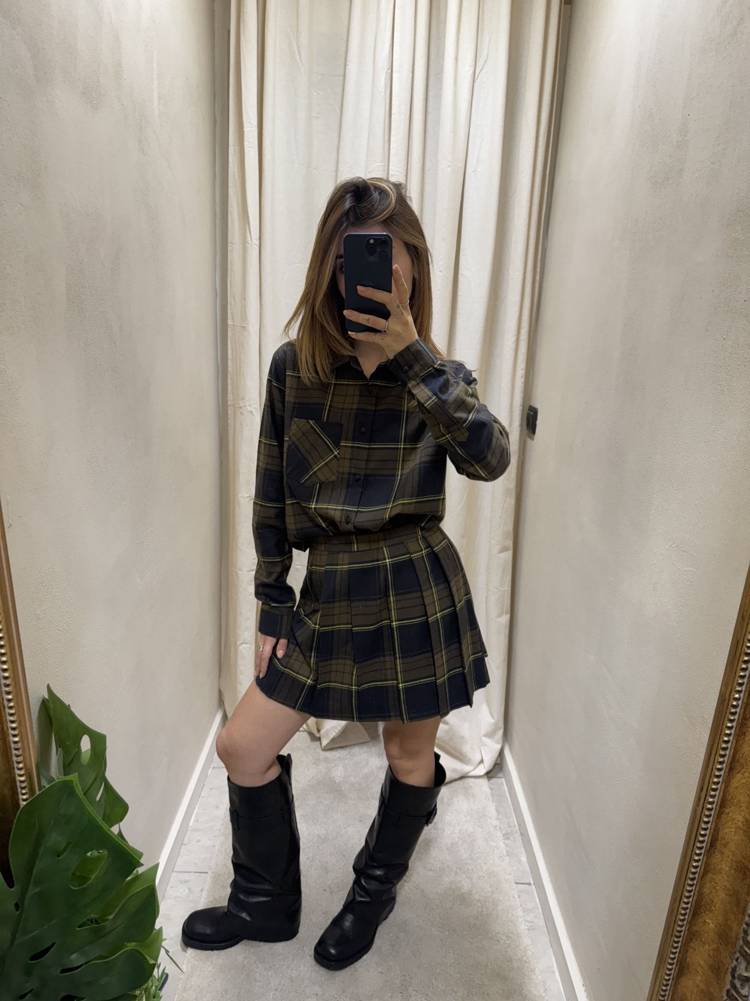 Camicia over tartan flanellato Dixie - GiuGiò | Shop online