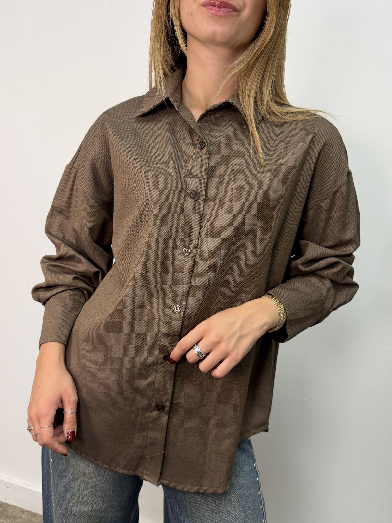 Camicia over tessuto oxford MyD - GiuGiò | Shop online