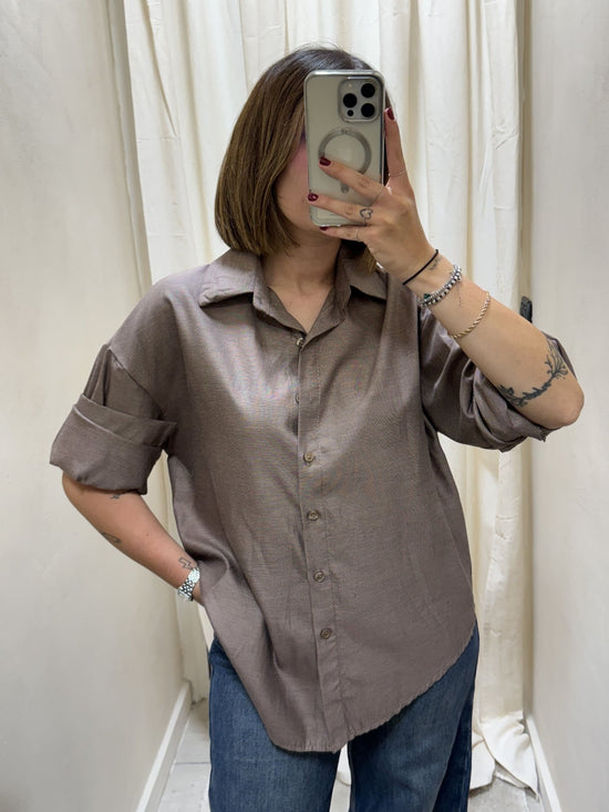 Camicia oversize in cotone oxford My - d - GiuGiò | Shop online